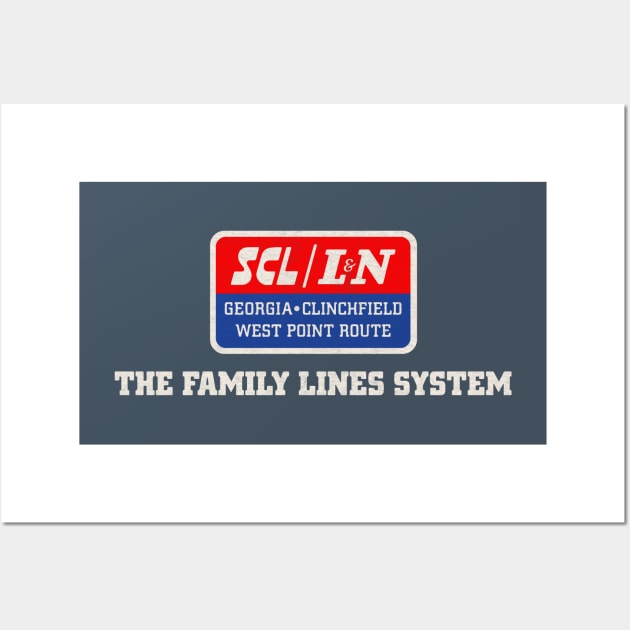 Family Lines System Railroad Wall Art by Turboglyde